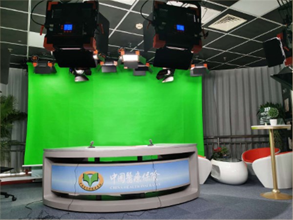 中国医疗保险杂志社48㎡虚拟演播室灯光工程