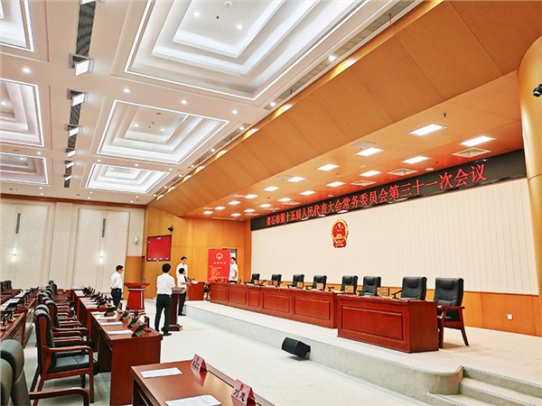 黄石市人民政府人大常委会会议室灯光项目