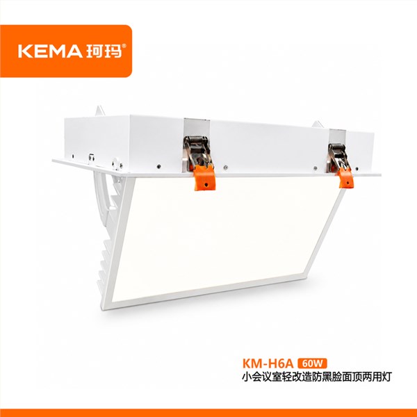 KM-H6A 小会议室轻改造防黑脸面顶两用灯