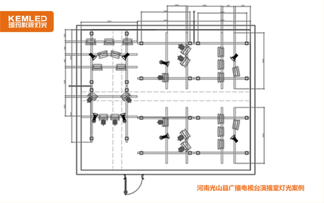 光山电视台灯光