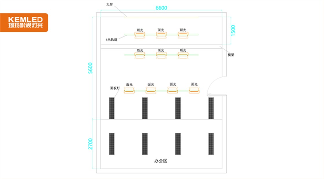 直播间灯光设计图