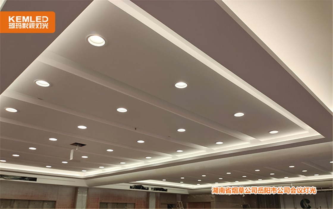 湖南省烟草公司岳阳市公司会议灯光5