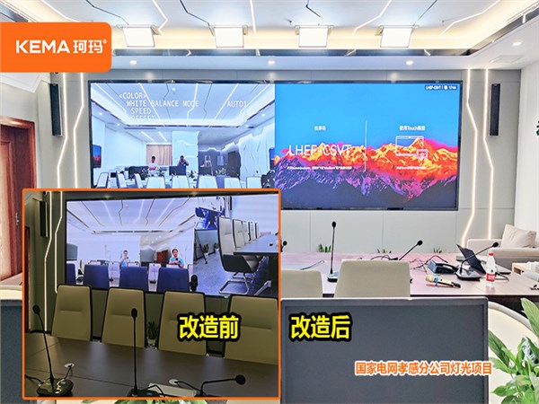 国家电网孝感分公司会议室灯光改造项目