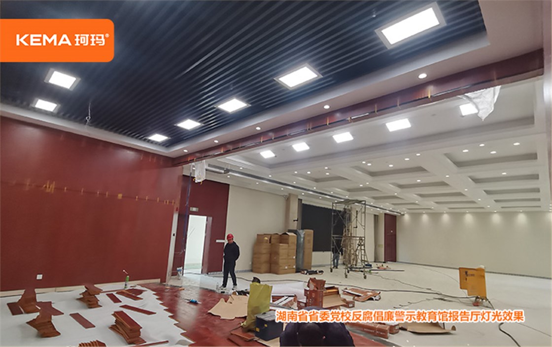 湖南省省委党校反腐倡廉警示教育馆报告厅灯光 (5)