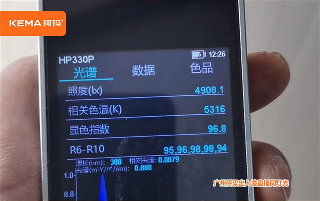 广州侨梁出入境直播间灯光 (2)