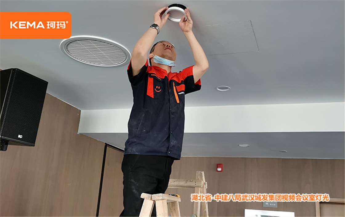 中建八局武汉城发集团视频会议室灯光 (3)