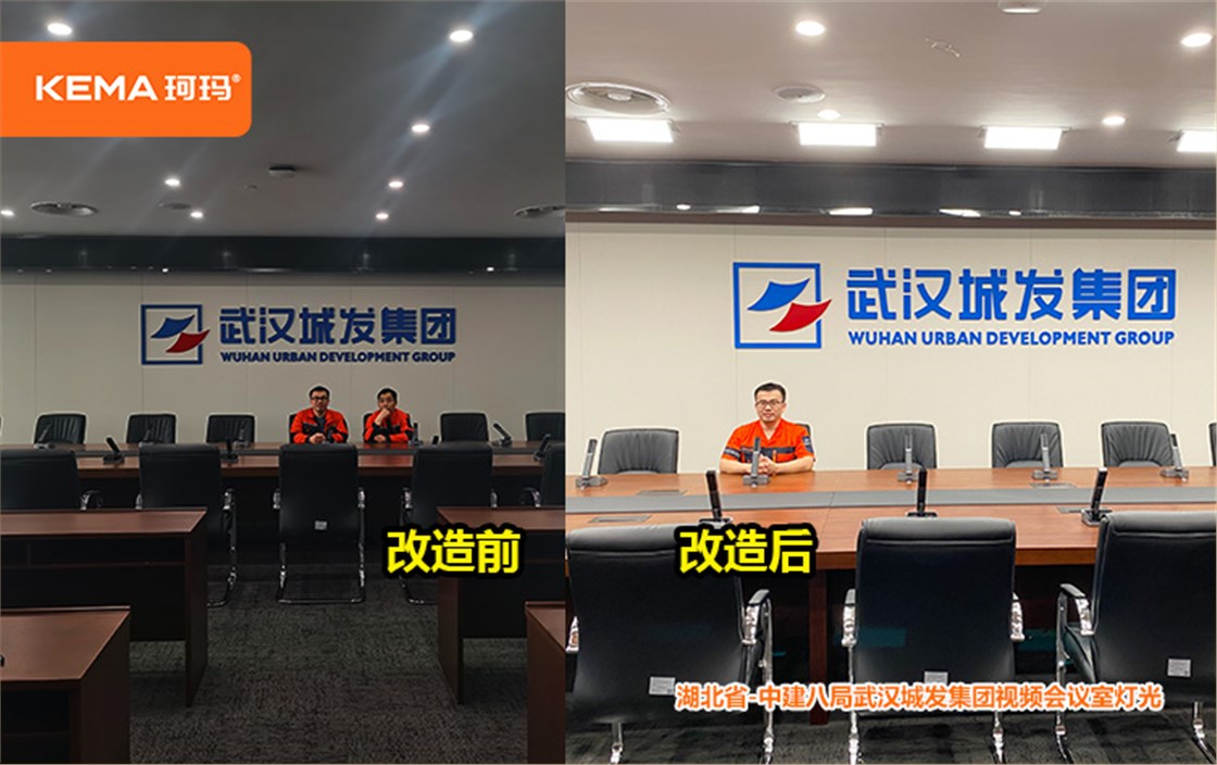 中建八局武汉城发集团视频会议室灯光 (5)