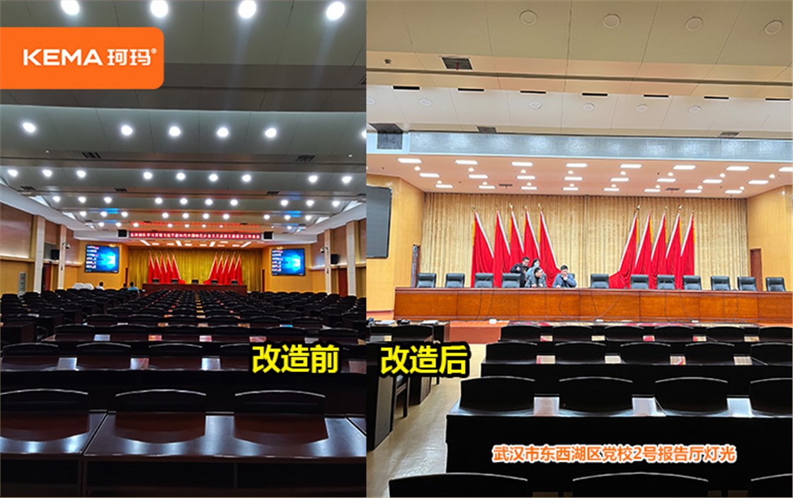 武汉市东西湖区党校2号报告厅灯光-(1)