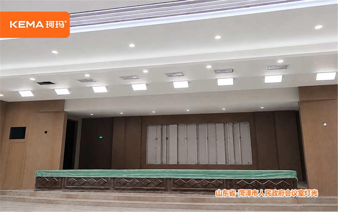 山东-菏泽市人民政府会议室灯光2