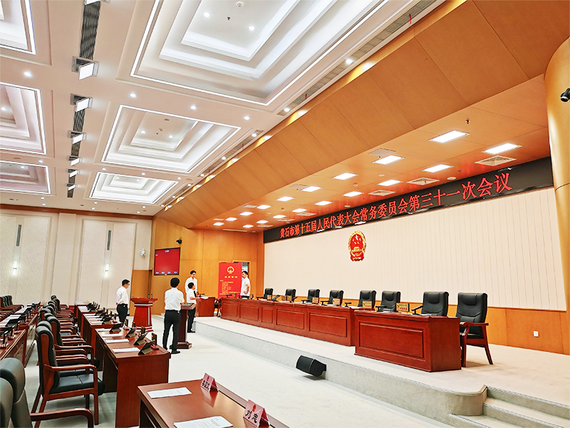 黄石市人民政府人大常委会会议室灯光项目